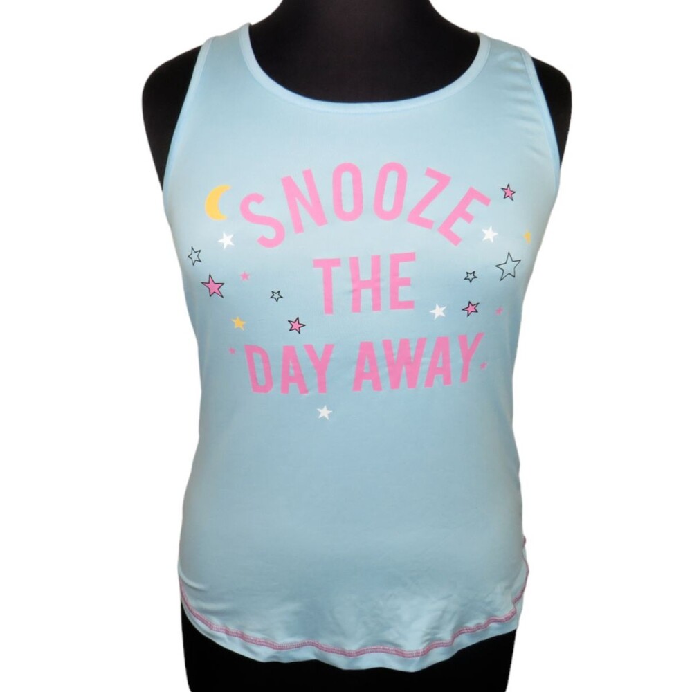 Sleep & Co Blue Star And Moon Slim Fit Sleep Tank Plus 2X